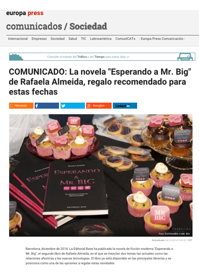 articulo en EuropaPress